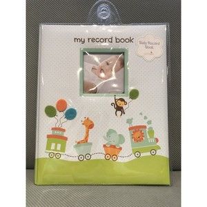 MY BABY FIRST MEMORIES BOOK - LIL PEACH Boys TRAIN - KEEPSAKE RECORD ALBUM
